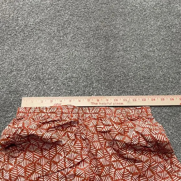 Patagonia Shorts Adult Extra Small XS Orange Geometric Nylon Baggies 4 in Ladies - Picture 7 of 9